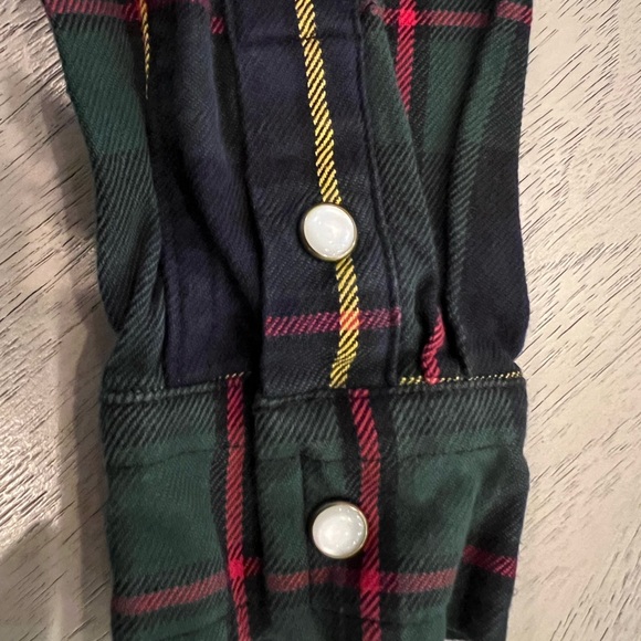Polo Ralph Lauren Christmas Plaid Shirt Size 5 Boys - Picture 5 of 5